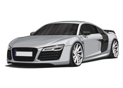 Audi R8 Quattro Static