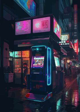 Cyberpunk gaming machine 3