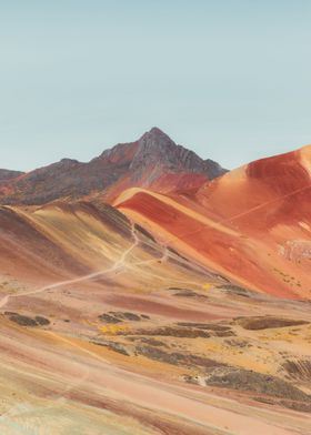 Colorful Andes in Peru