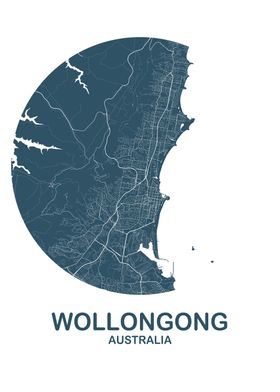 Wollongong Blue Circle Map