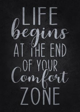 At The End Of Comfort Zone