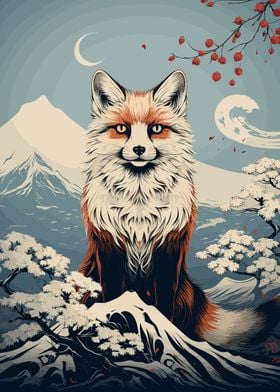 Fox Animal Japan Vibes