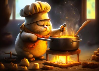 Chef fat Cat