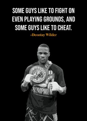 Deontay Wilder quotes 