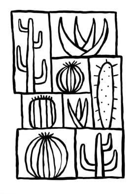 Botanic Leaf Cactus
