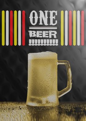 One Beer Sign