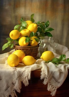 Lemon On Table