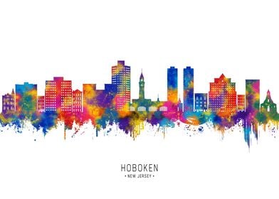 Hoboken New Jersey Skyline