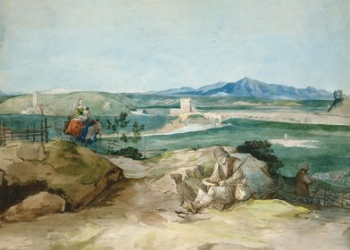 Landscape near Rome