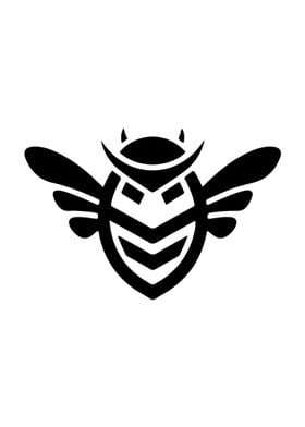 Bee Stencil Design