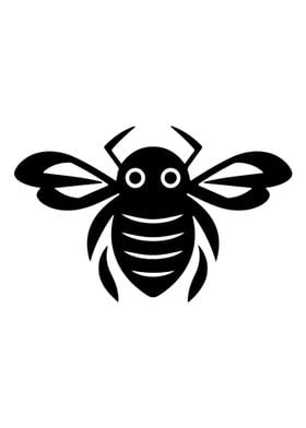 Bee Stencil Design