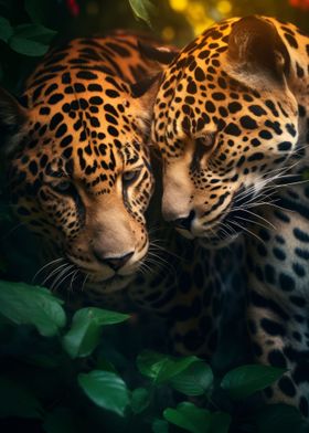 Jaguar Love Romance Hug