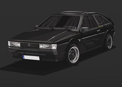 VW Scirocco 53b GT2 Black