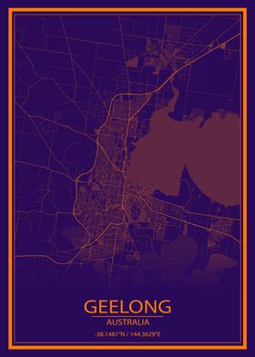 Geelong Purple City Map