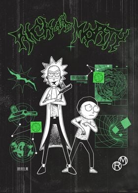 Rick And Morty Posters Online - Shop Unique Metal Prints, Pictures