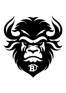 Buffalo Stencil Design