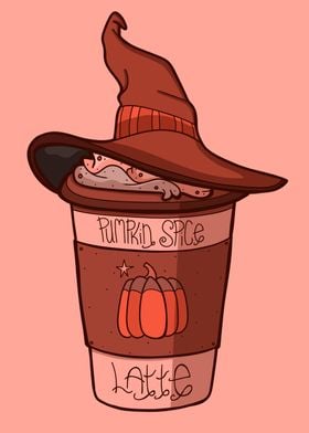 Pumpkin spice witch