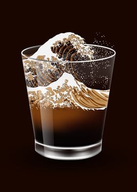 The Great Wave of Coffee