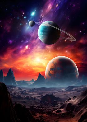 Space Landscape Planets