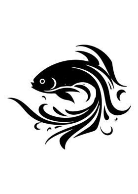 Fish Stencil Design