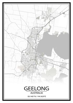 Geelong White City Map