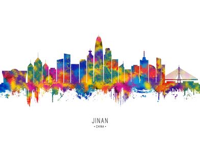 Jinan China Skyline