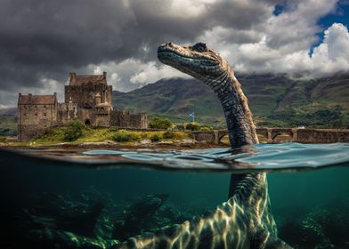 Nessie at Eilean Donan 