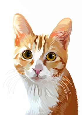 Cute Cat Illustration