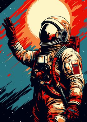 Astronaut Pop Art