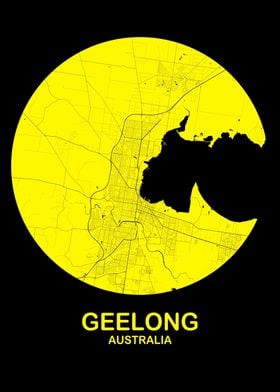 Geelong Yellow Circle Map