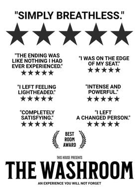 WASHROOM THEATER 5 STARS