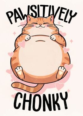 Positively Chonky Cat
