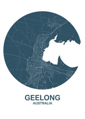 Geelong Blue Circle Map