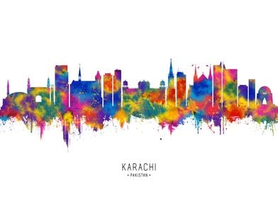 Karachi Pakistan Skyline