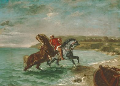 Horses Coming Out of sea