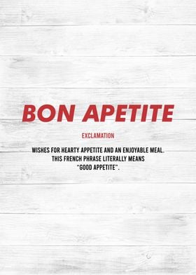 bon apetite