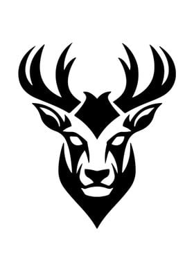 Elk Stencil Design