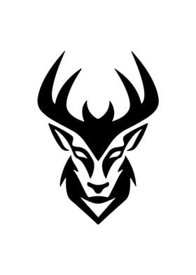 Elk Stencil Design