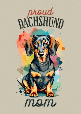 Proud Dachshund Mom 2