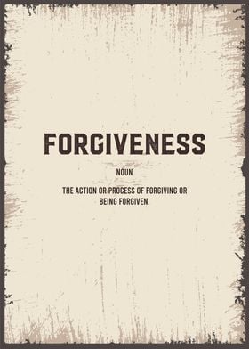 forgiveness