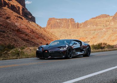 Bugatti Divo in the desert