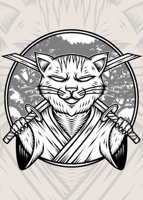 Samurai Cat