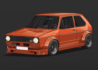 VW Golf MK1 GTI Gruppe H