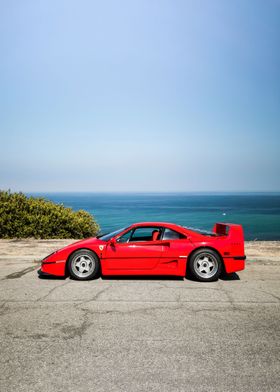 Ferrari F40 beach red