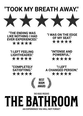 BATHROOM THEATER 5 STARS