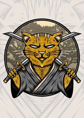 Samurai Cat