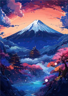 Japan Mount Fuji Landscape