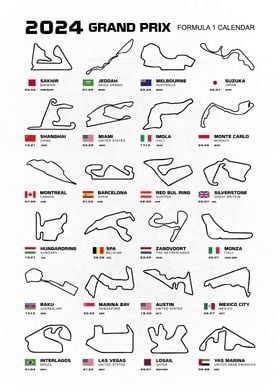 Formula 1 Circuit 2024