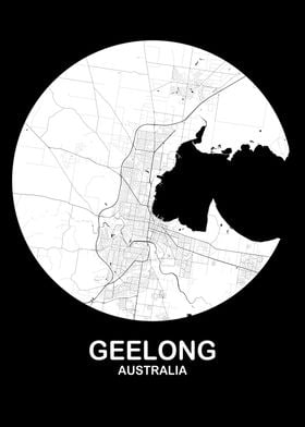 Geelong White Circle Map