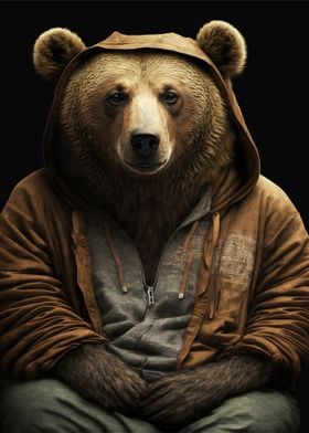 cool grizzly bear